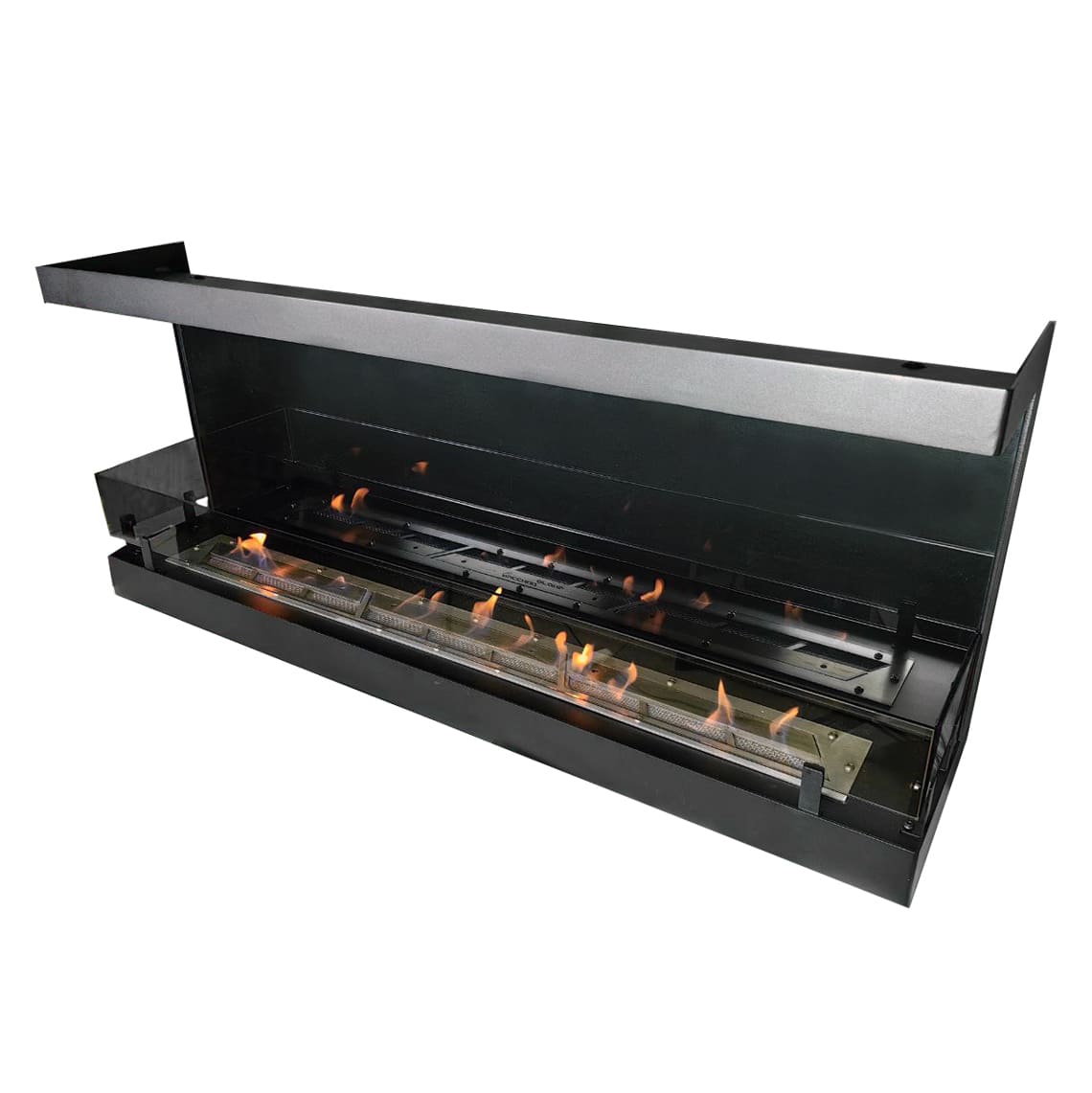 Биокамин "Русский огонь" Честер Фронт 1200 с декоративным стеклом (стемалитом) по цене 51 920 руб.