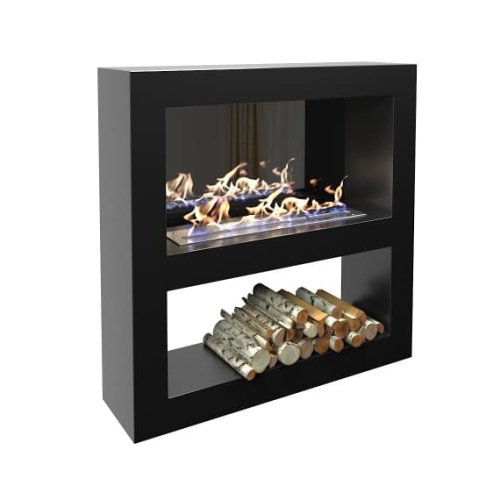 Биокамин "Русский огонь" Лобби 1300 настенный с защитным и декоративным стеклом