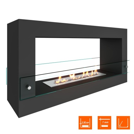 Биокамин SteelHeat WALL FRAME ONE 900 черный, стекло Биокамин SteelHeat WALL FRAME ONE 900 черный, стекло по цене 52 290 руб.