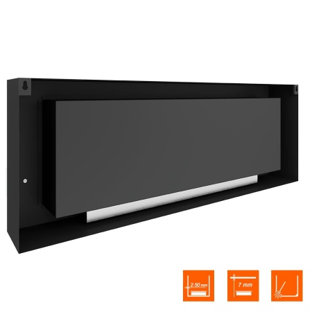 Биокамин SteelHeat WALL ONE 1200 LITE черный, стекло, стемалит Биокамин SteelHeat WALL ONE 1200 LITE черный, стекло, стемалит по цене 52 290 руб.