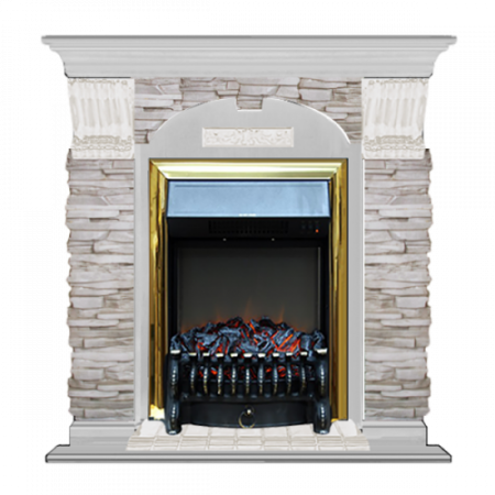 Арочный Мисхор (беленый дуб)+Fobos Brass