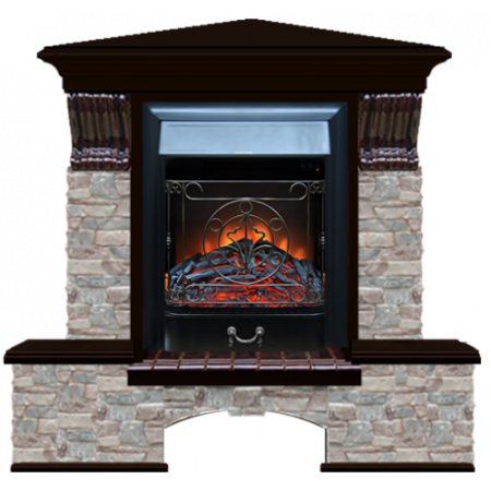 Бостон К Грот цветной угловой (венге)+Majestic Black Бостон К Грот цветной угловой (венге)+Majestic Black