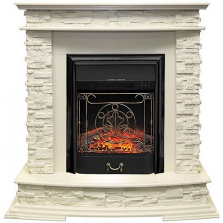 Luzern сланец белый (слоновая кость)+Majestic FX Black (Люцерн) Luzern сланец белый (слоновая кость)+Majestic FX Black (Люцерн)