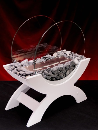 Биокамин "Русский огонь" Император белый по цене 21 800 руб.